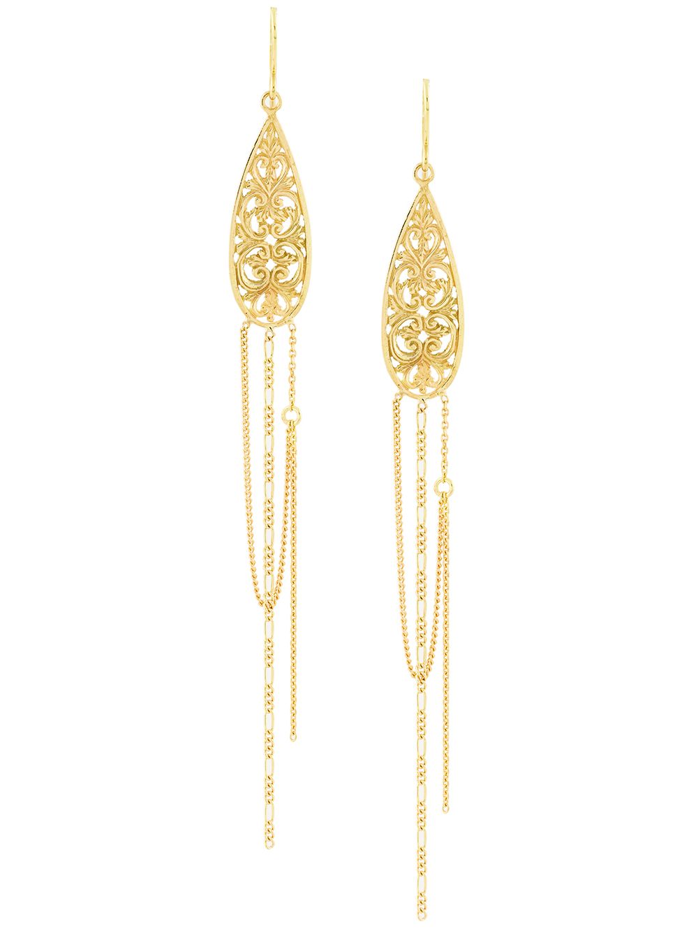 Wouters & Hendrix Gold Filigree耳环 - 金属色