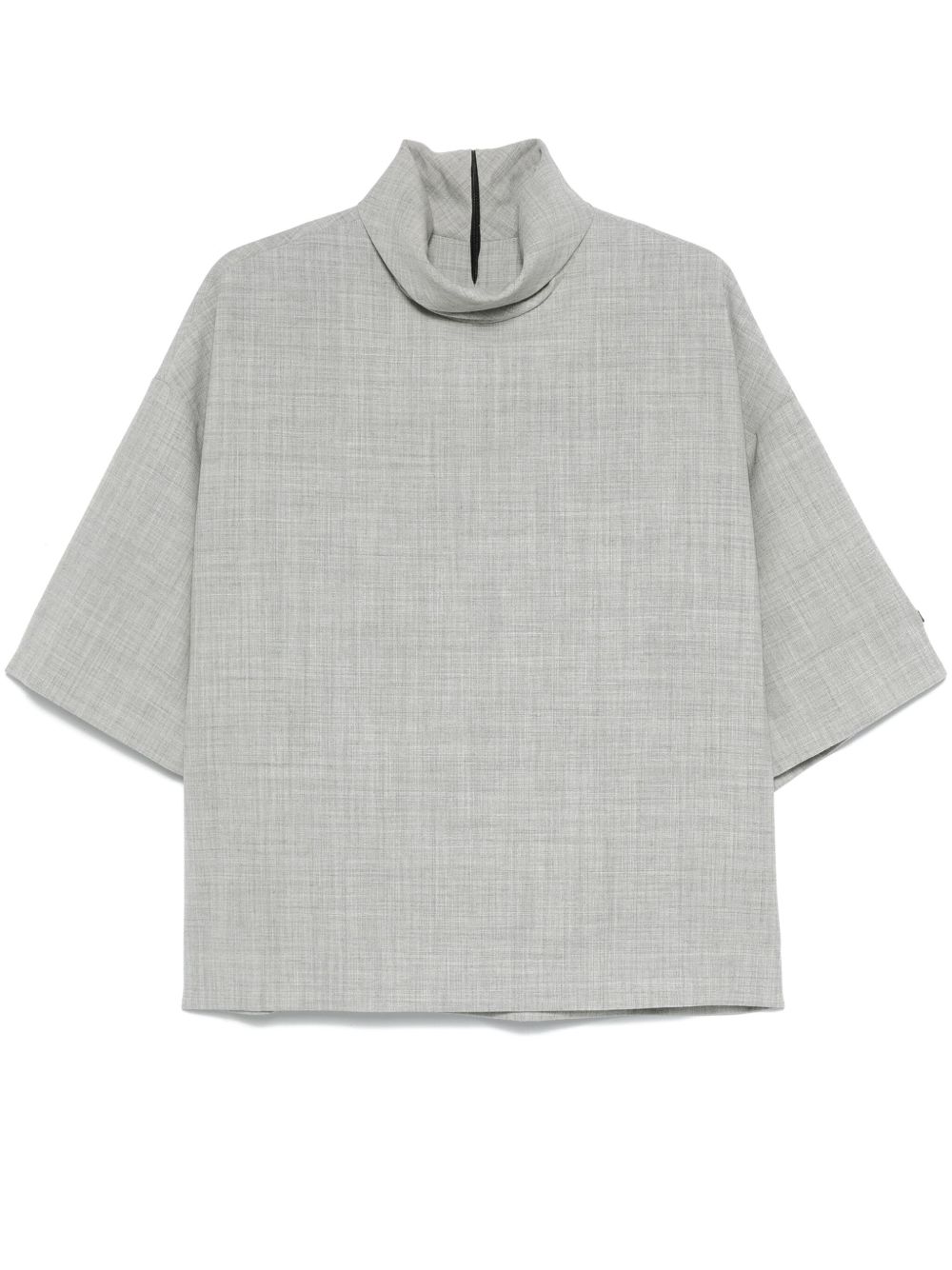 Fear Of God 高领短袖衬衫 - 灰色