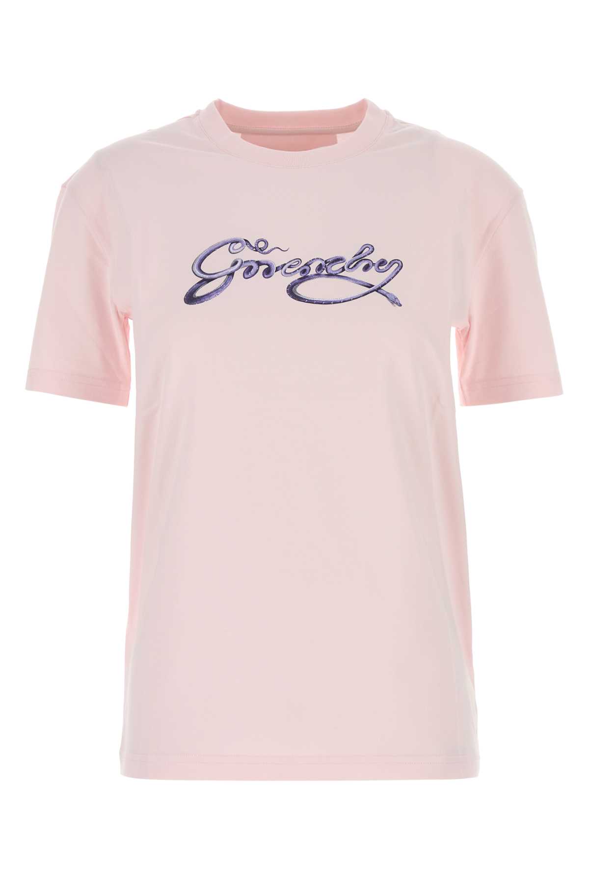 Givenchy Pastel Pink Cotton T-shirt