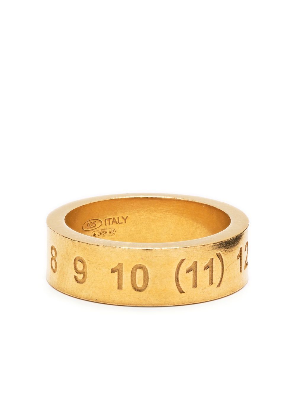 Maison Margiela Numerical 雕刻戒指 - 金色