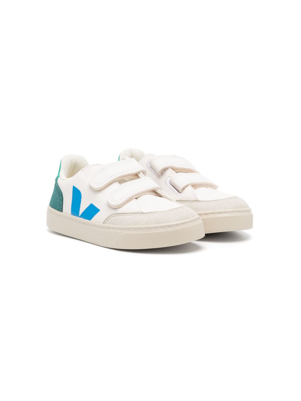 VEJA Kids V-12 板鞋 - 白色