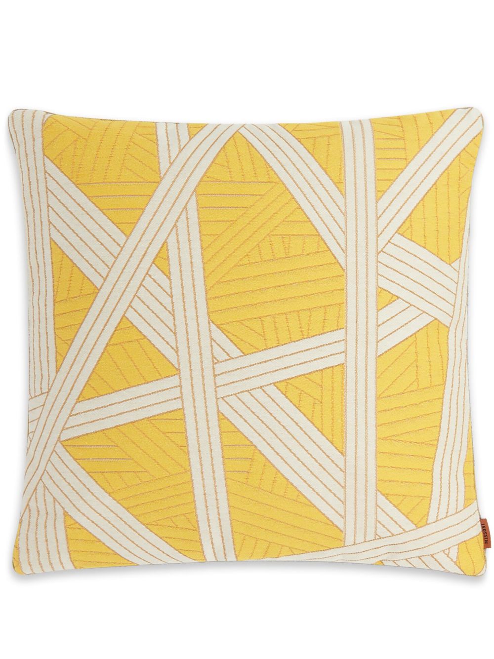 Missoni Home Nastri 条纹小号抱枕 - 黄色