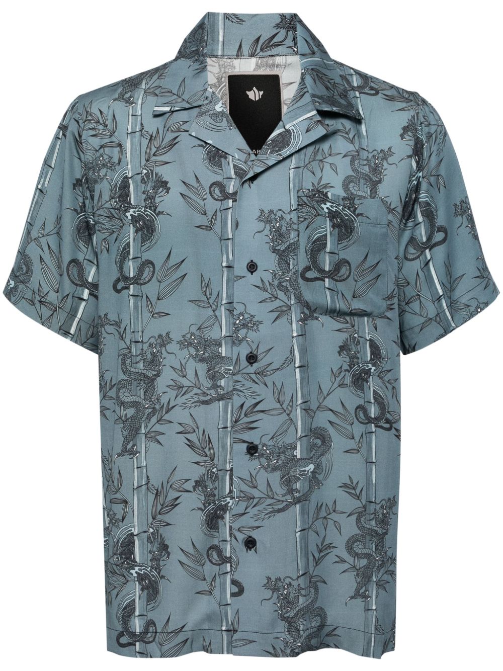 Maharishi Dragon Bamboo 衬衫 - 蓝色