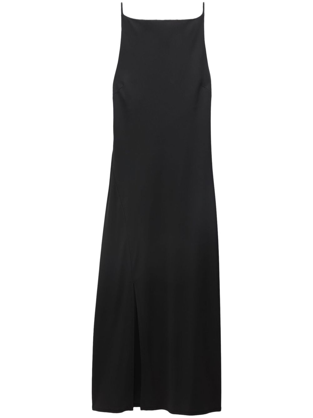 Filippa K 侧开衩无袖超长连衣裙 - 黑色