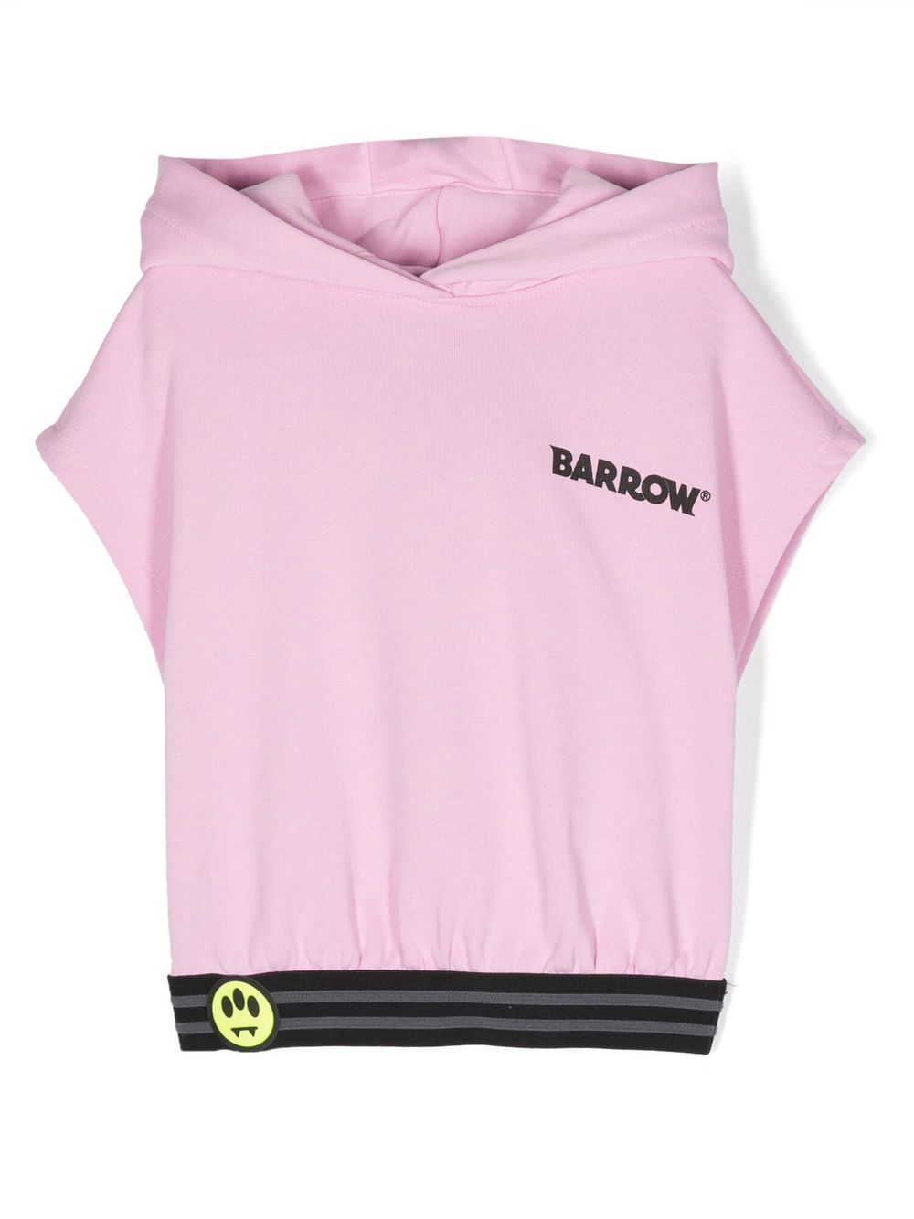 Barrow kids logo印花连帽衫 - 粉色