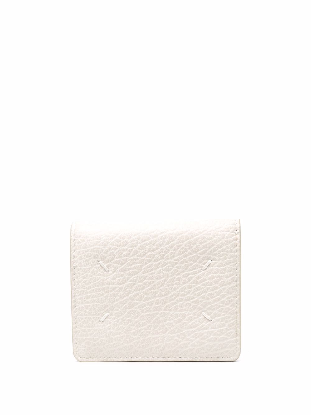 Maison Margiela 四缝线对折皮质钱包 - 灰色