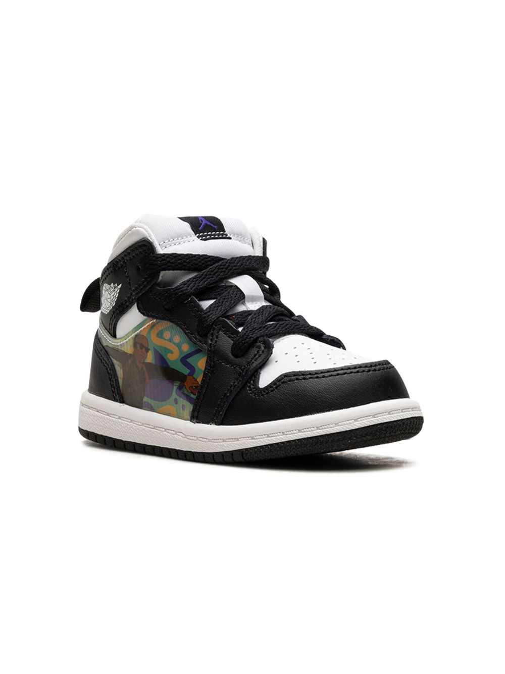 Jordan Kids Air Jordan 1 Hologram 运动鞋 - 黑色