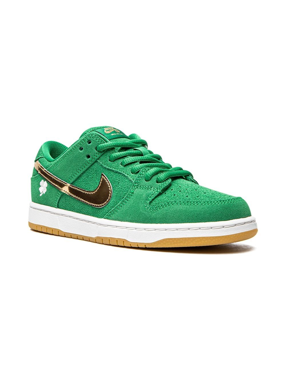 Nike Kids SB Dunk Low 运动鞋 - 绿色