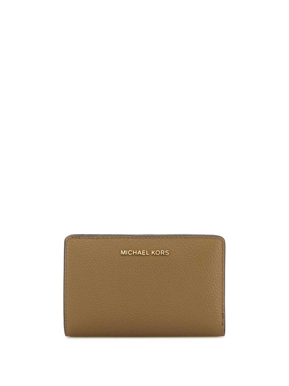 Michael Michael Kors logo字母钱包 - 褐色