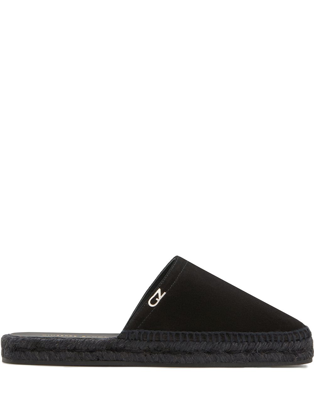 Giuseppe Zanotti Lydie 草编鞋 - 黑色