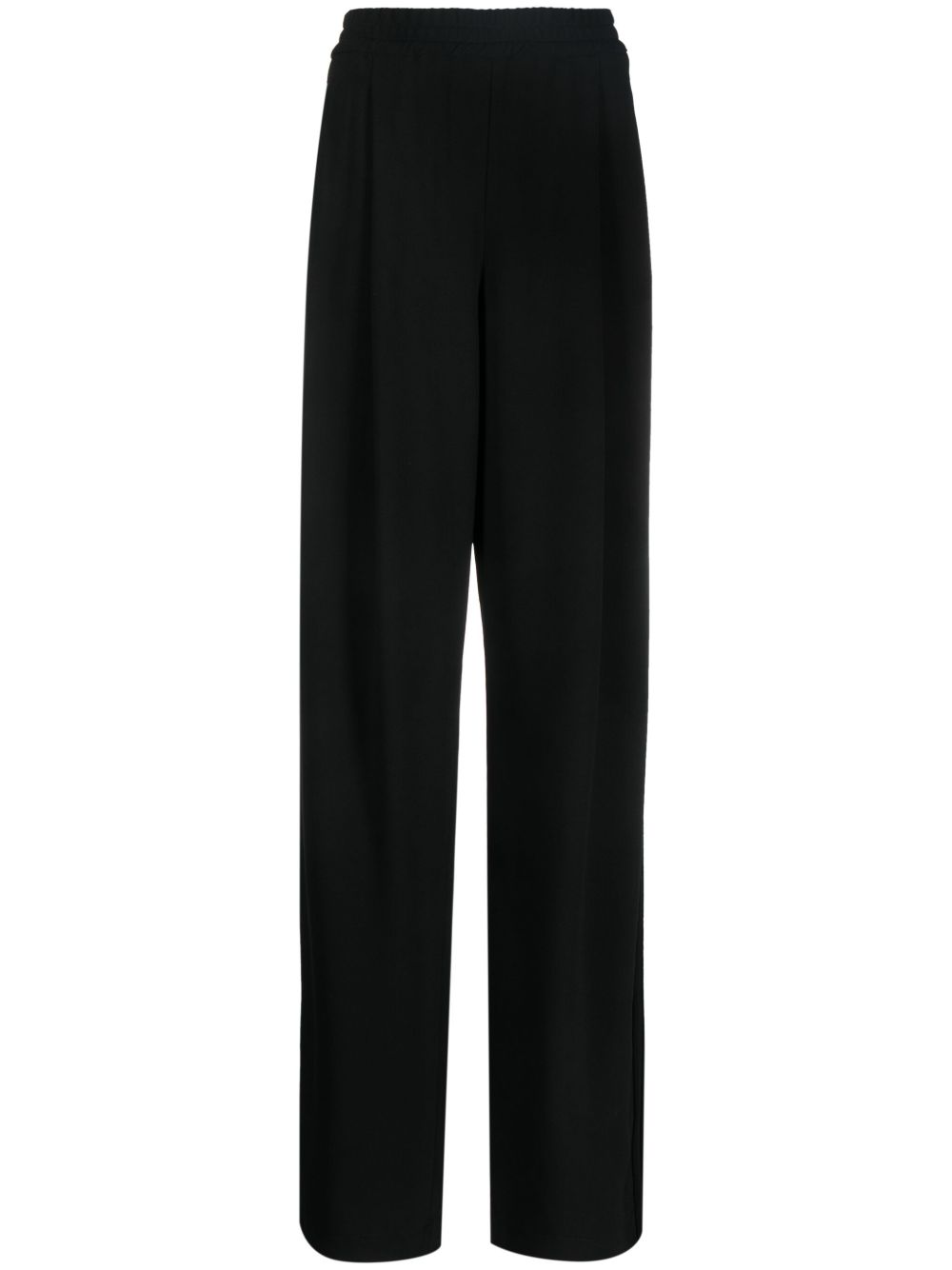 Ermanno Scervino 高腰阔腿裤 - 黑色