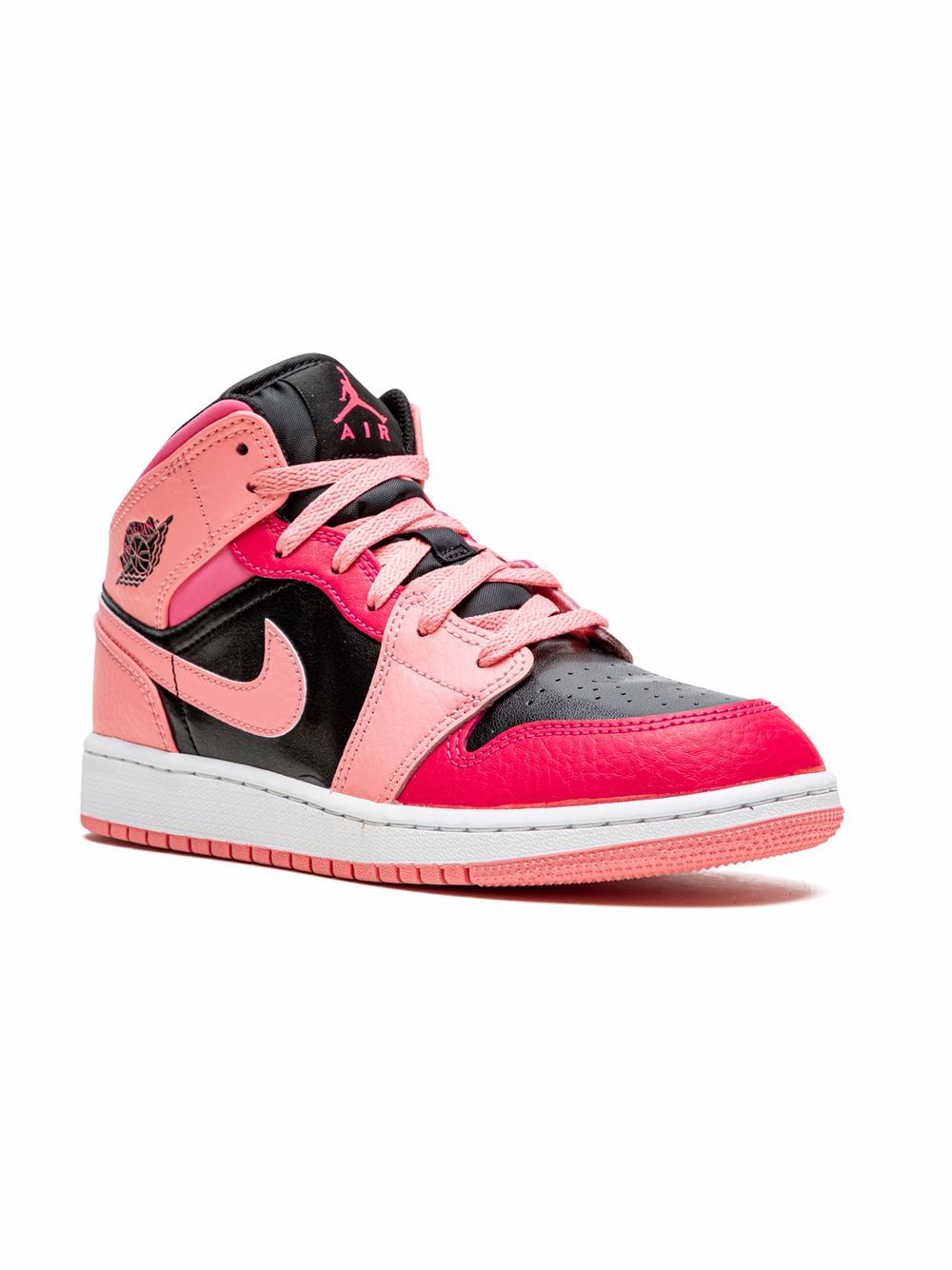 Jordan Kids "Air Jordan 1 Mid ""Coral Chalk"" 板鞋" - 红色