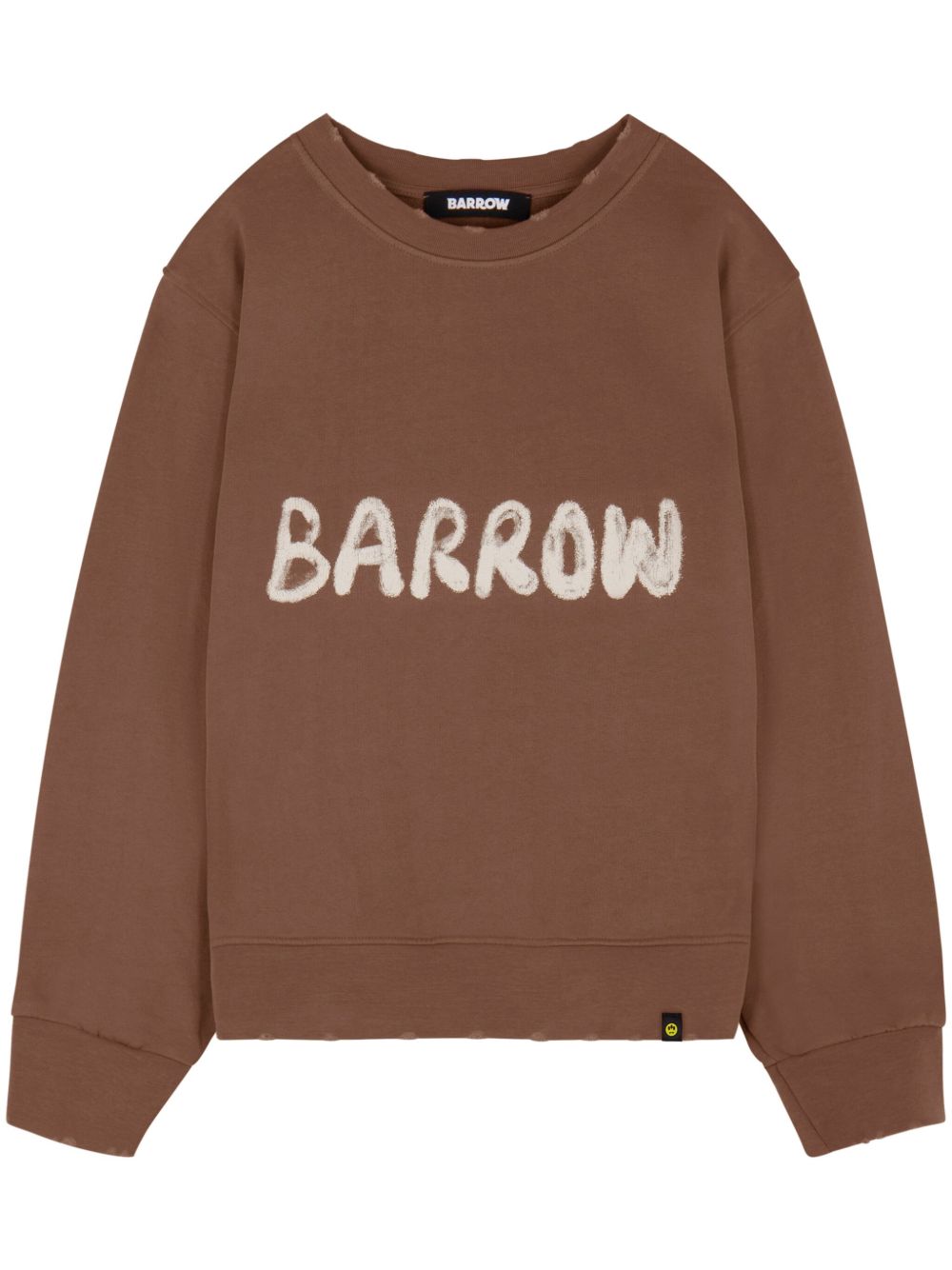BARROW logo印花卫衣 - 褐色