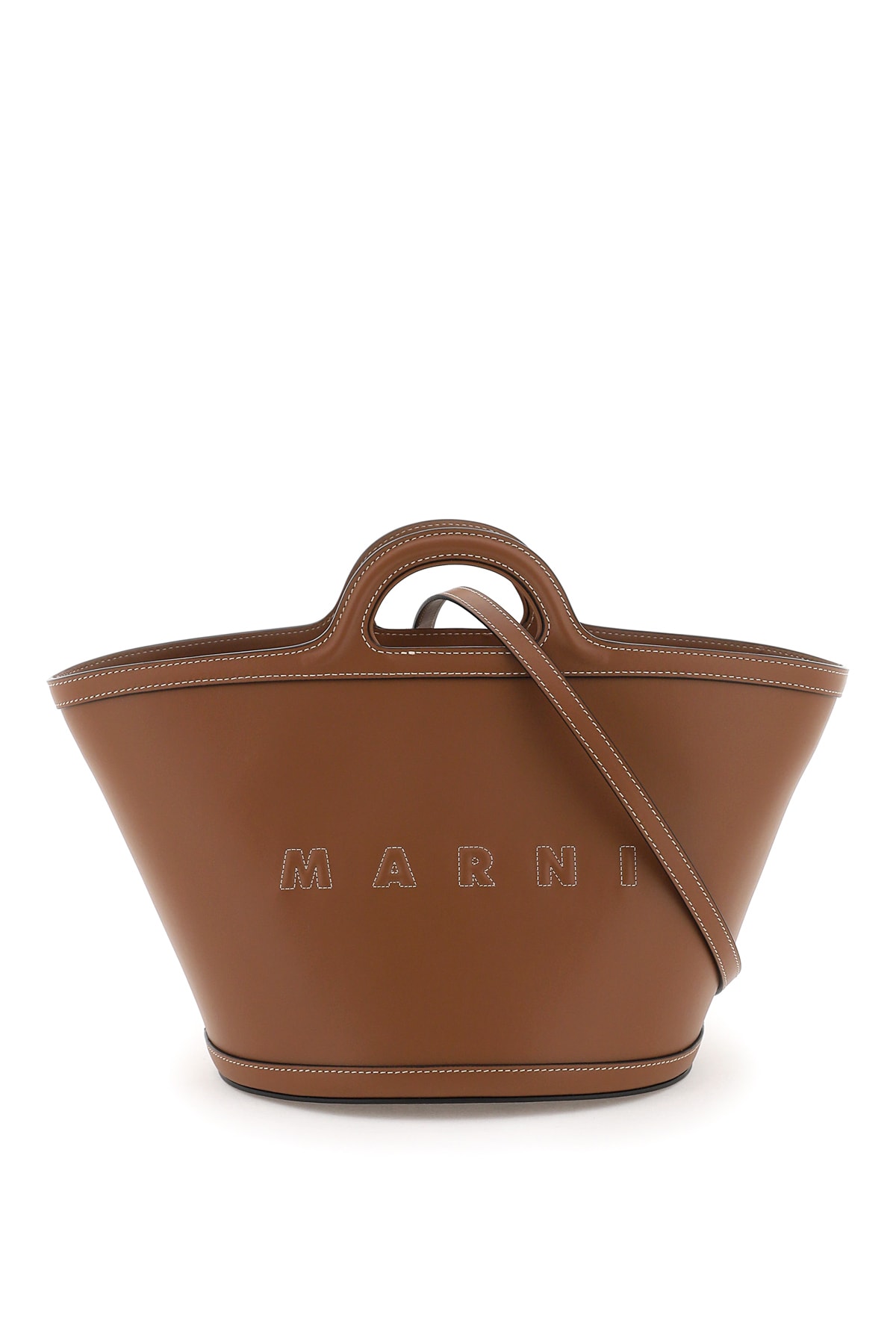 Marni Tropicalia棕色皮革小包