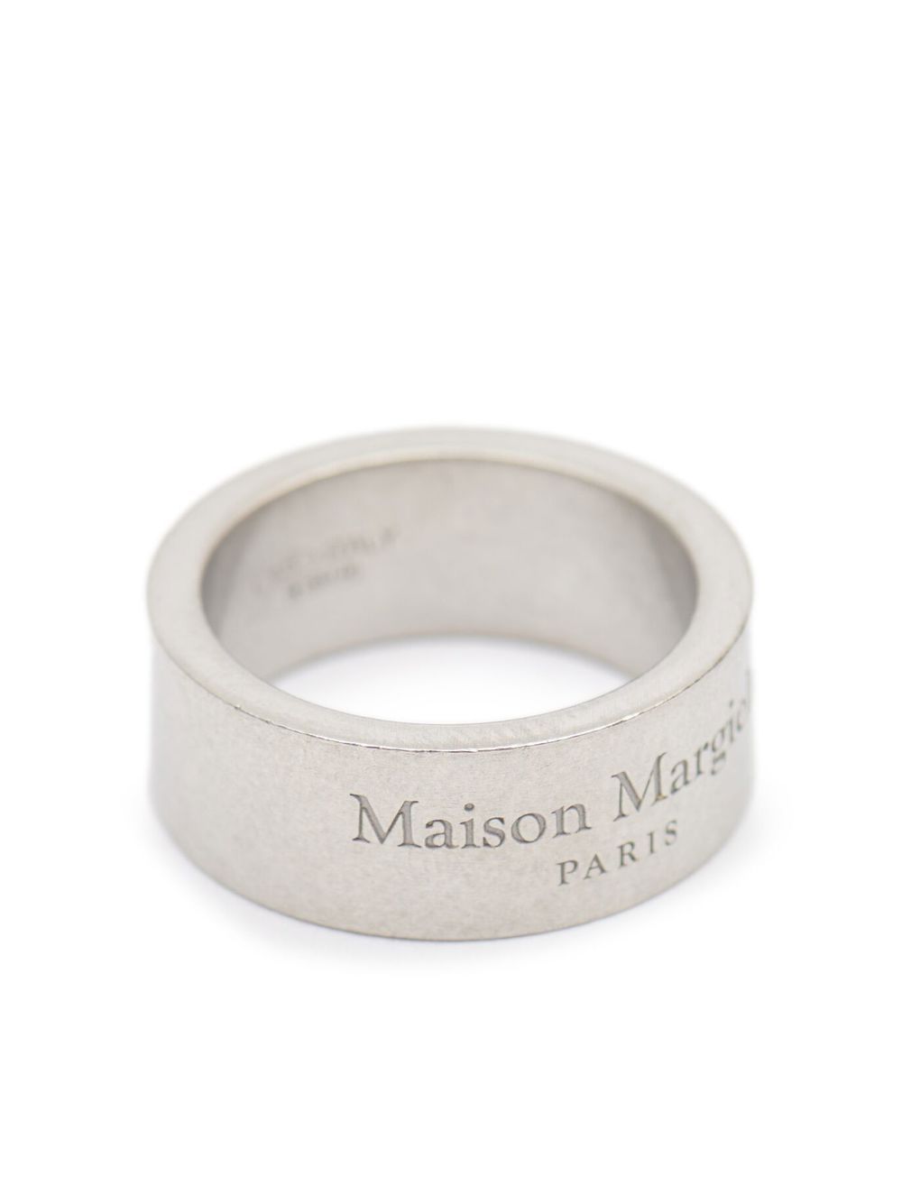 Maison Margiela logo雕刻戒指 - 银色