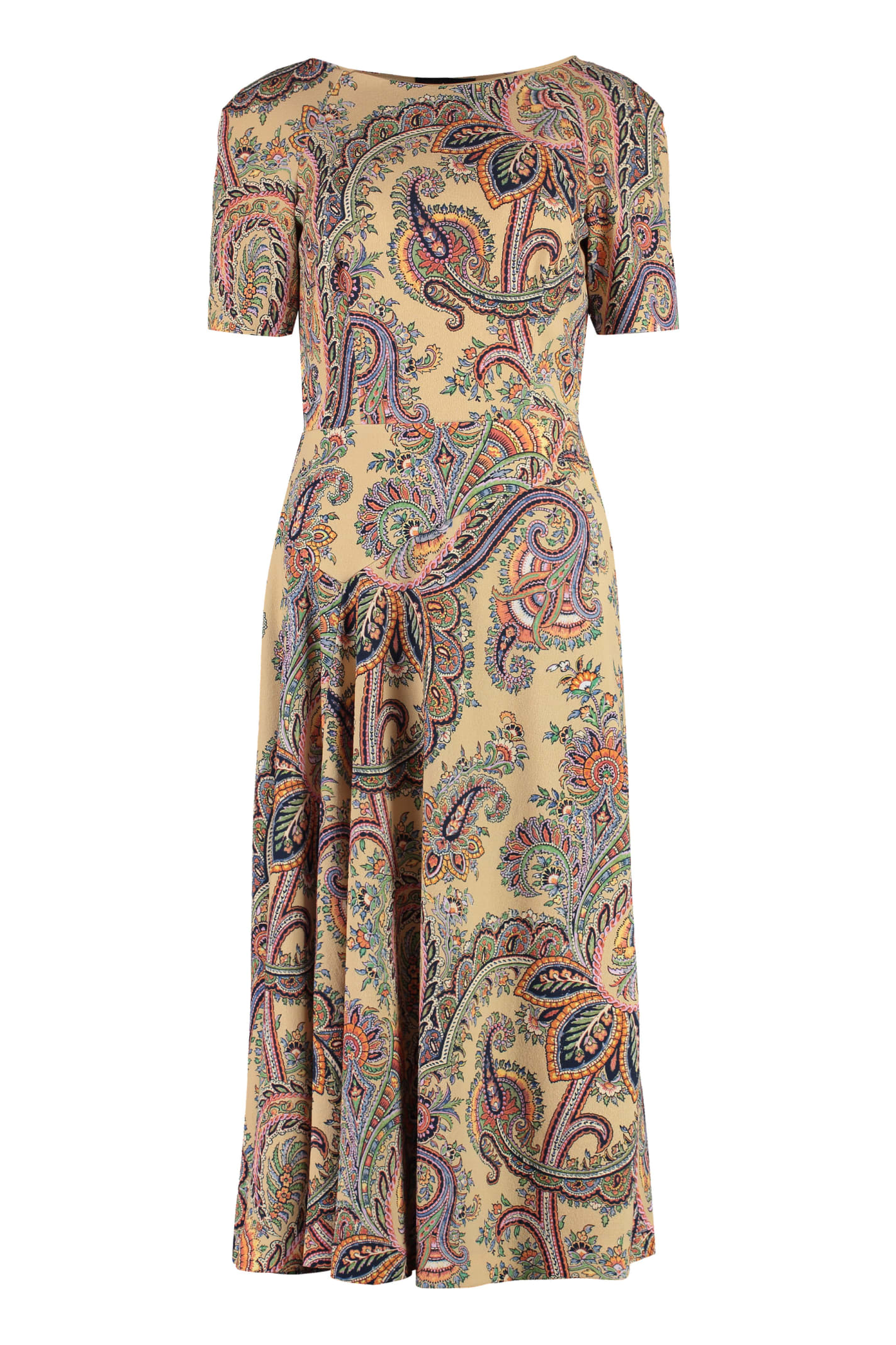 Etro Paisley印花连衣裙