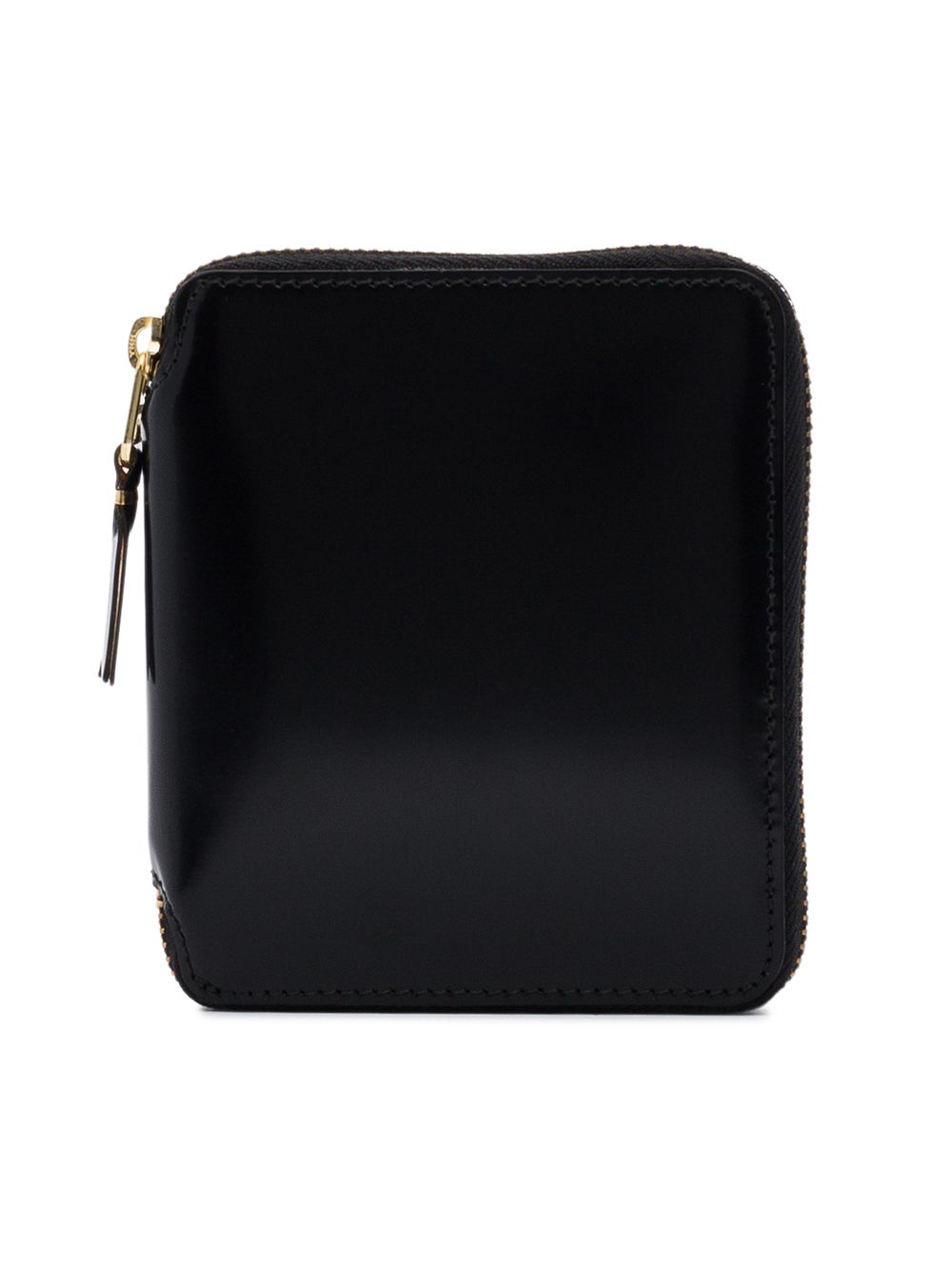 Comme Des Garçons Wallet 环绕式拉链皮质钱包 - 黑色