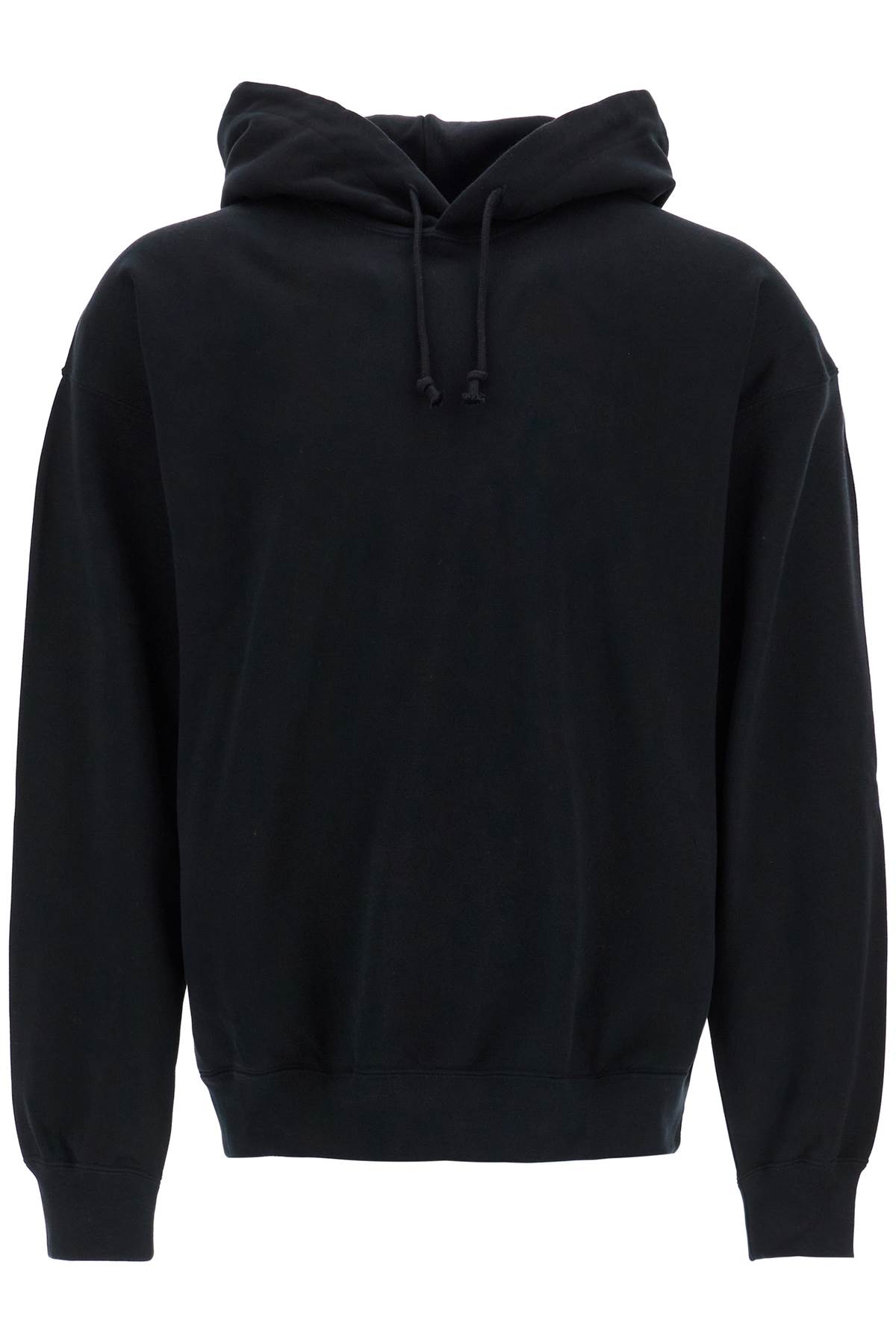 Y-3 Mens Black Hoodie In Recycled Cotton And Polyester