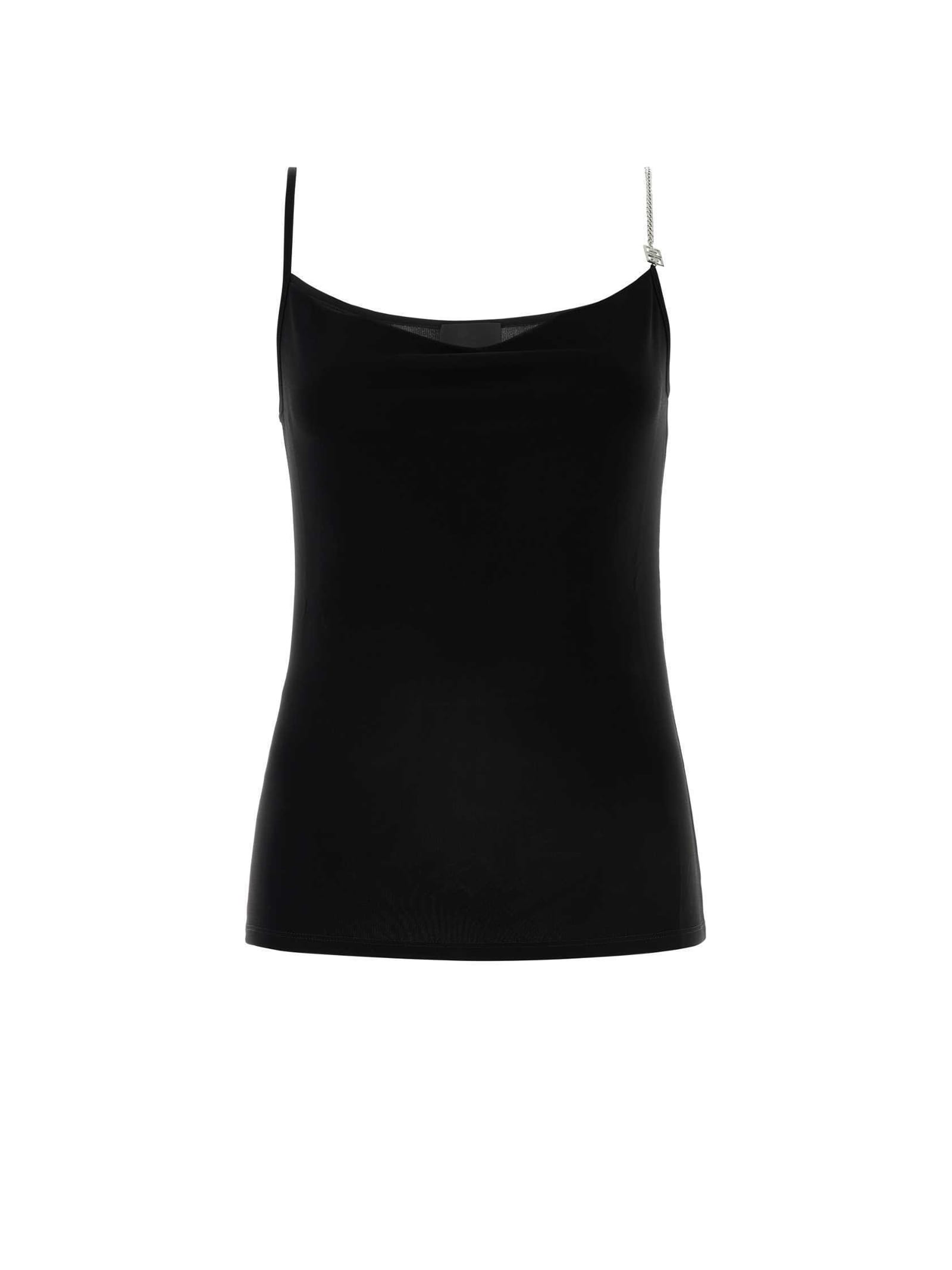 Givenchy Black Viscose Top
