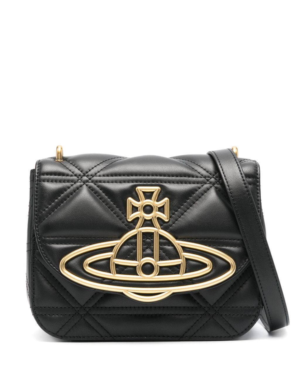Vivienne Westwood Linda 斜挎包 - 黑色