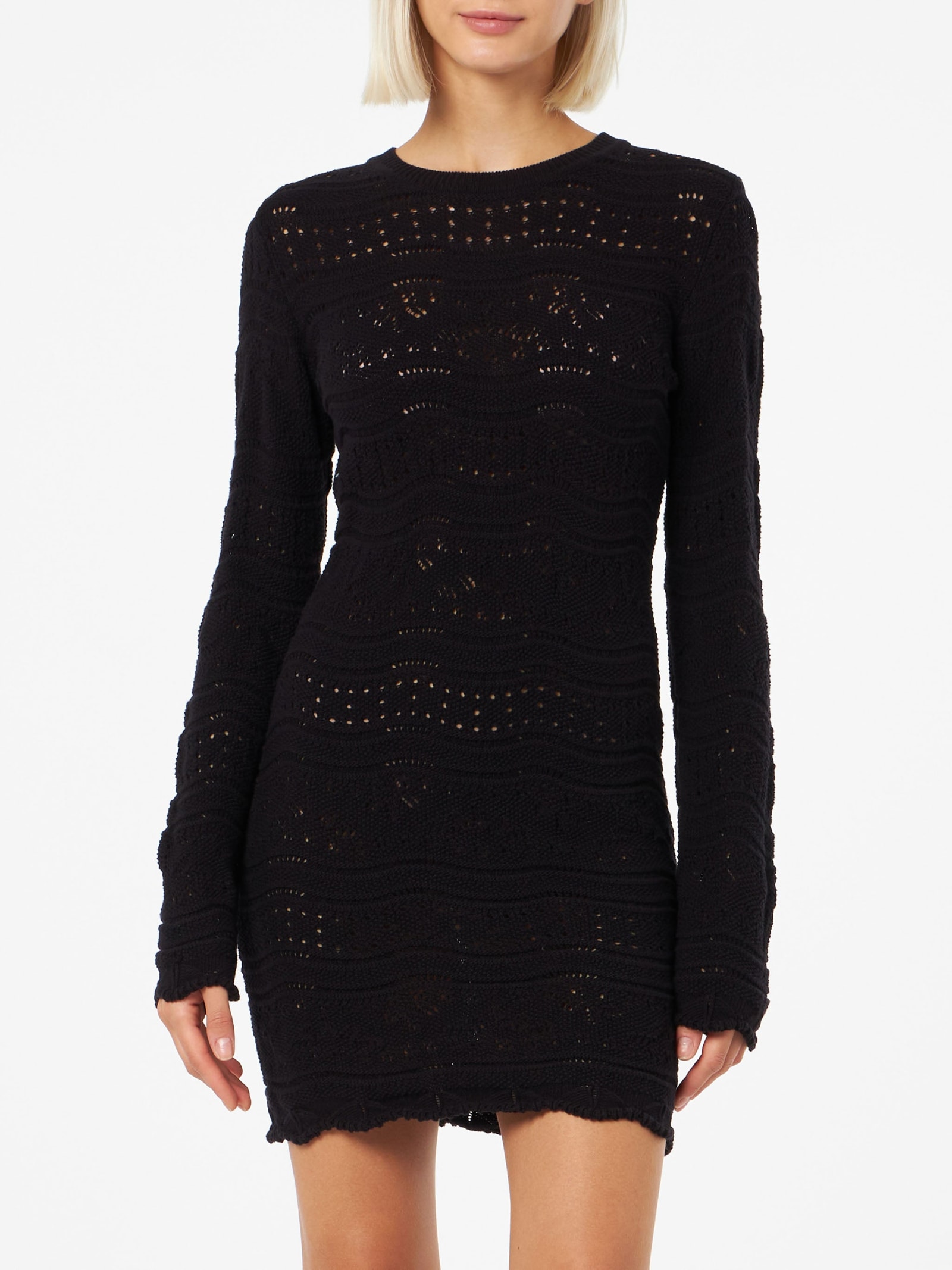 MC2 Saint Barth Cotton Knit Mini Dress Imany