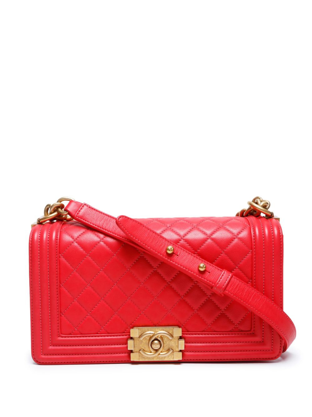 CHANEL Pre-Owned Boy 单肩包（2017-2018年典藏款） - 粉色