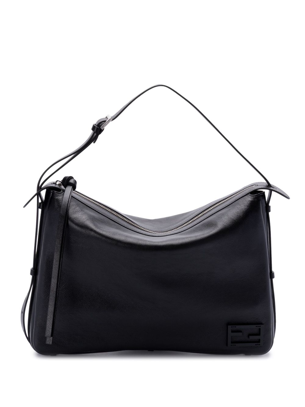 FENDI Simply 大号单肩包 - 黑色