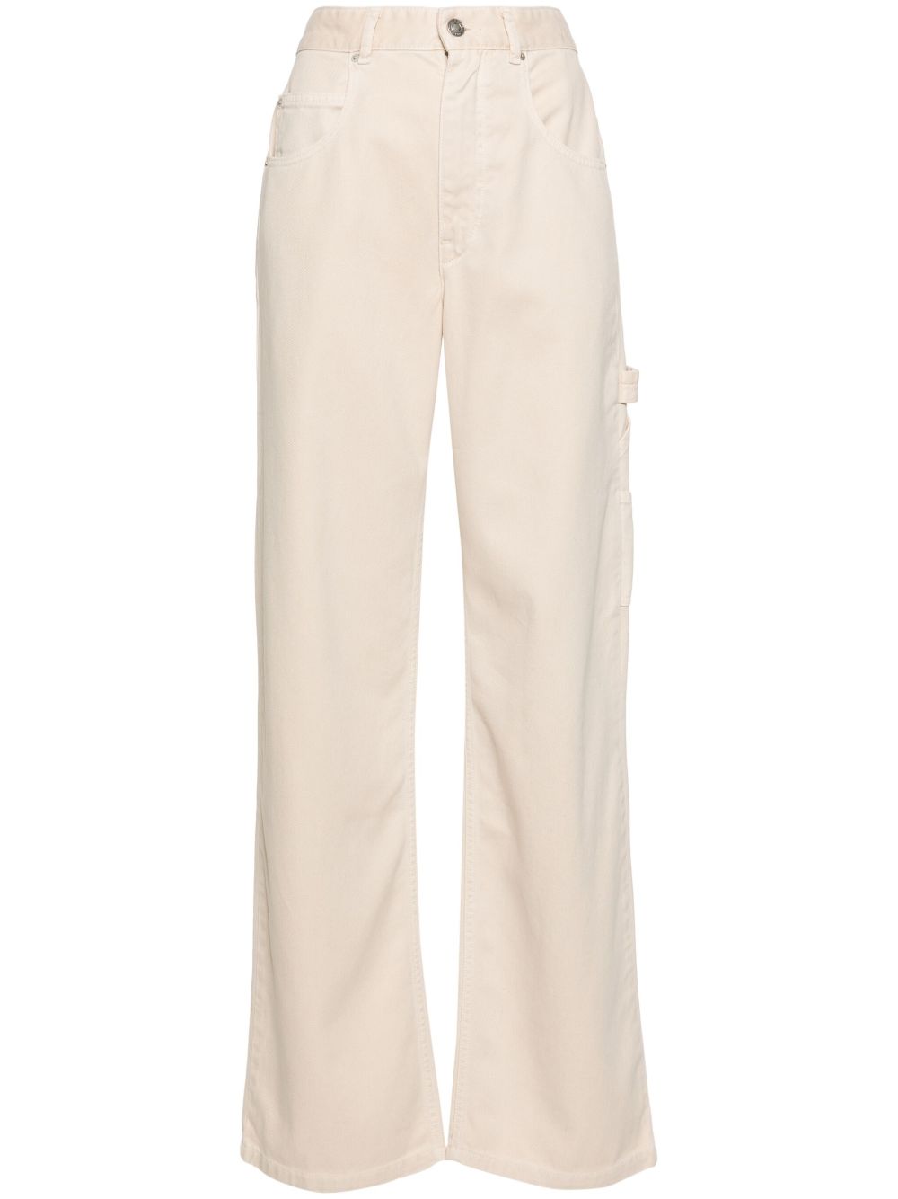 ISABEL MARANT Bymara 高腰阔腿牛仔裤 - 中性色