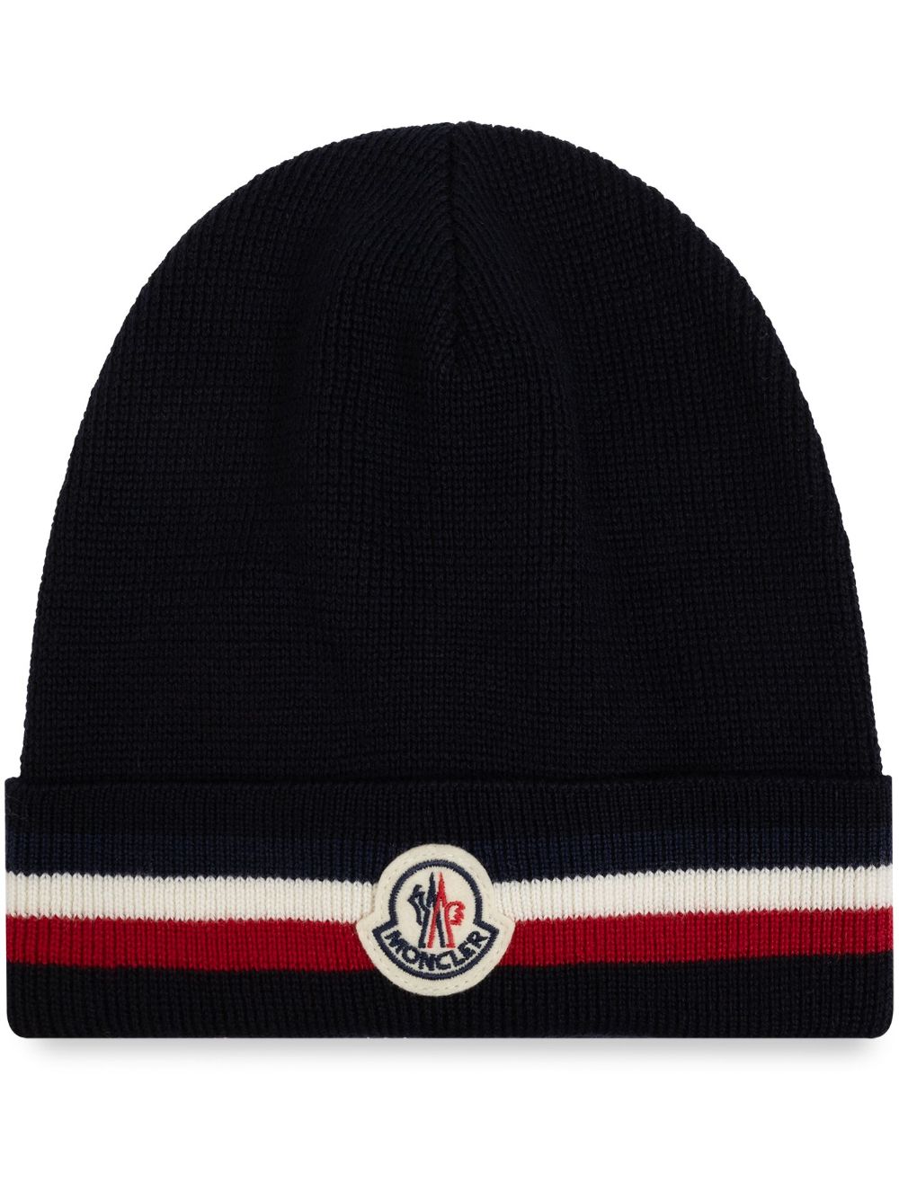 Moncler 标贴套头帽 - 蓝色