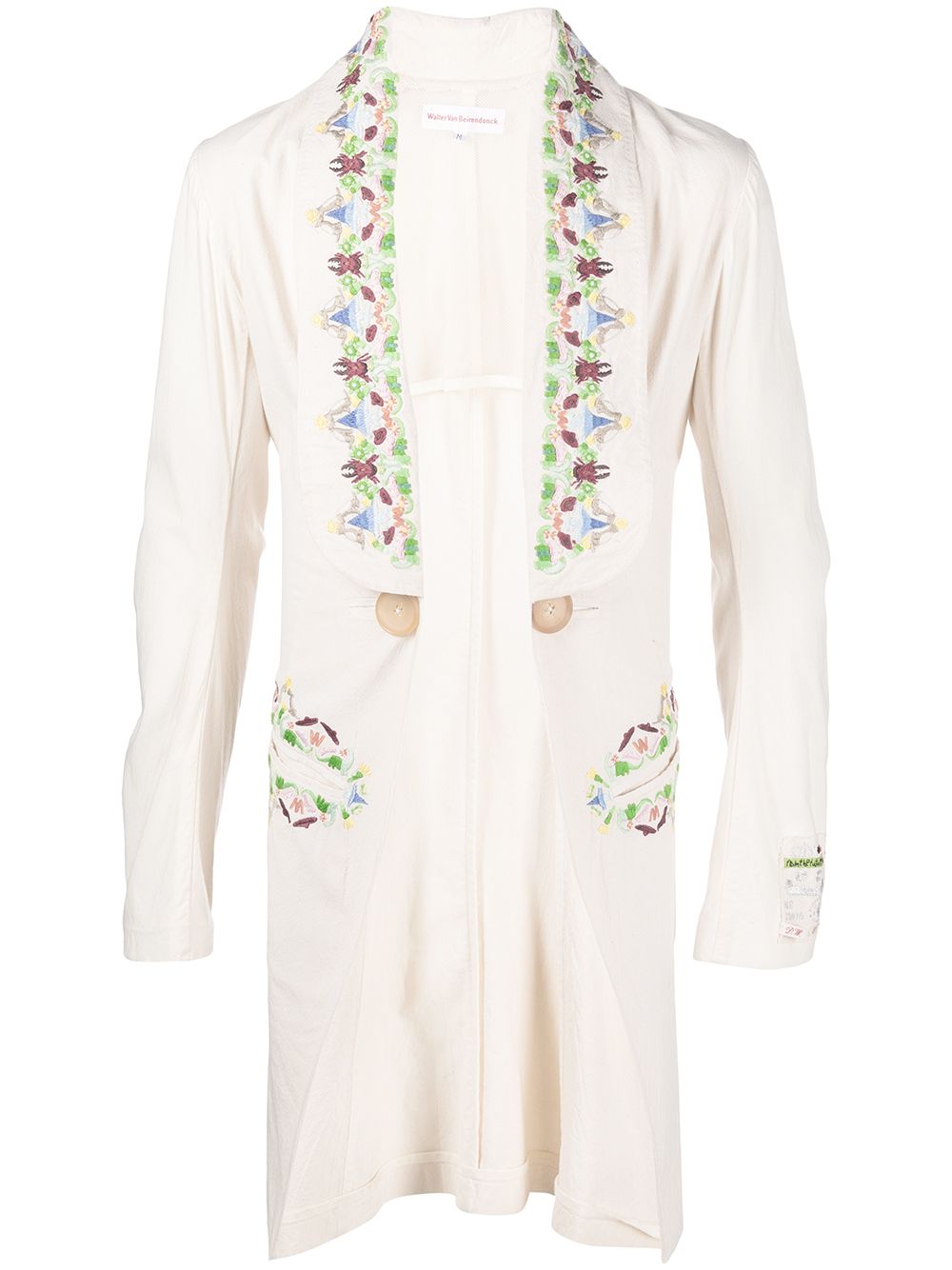 Walter Van Beirendonck Pre-Owned Revolution 刺绣外套 - 中性色