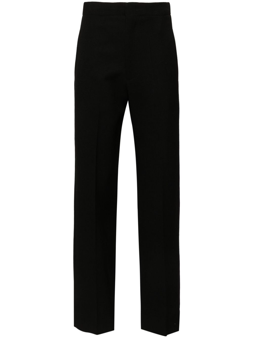 Victoria Beckham Grain De Poudre 锥形裤 - 黑色