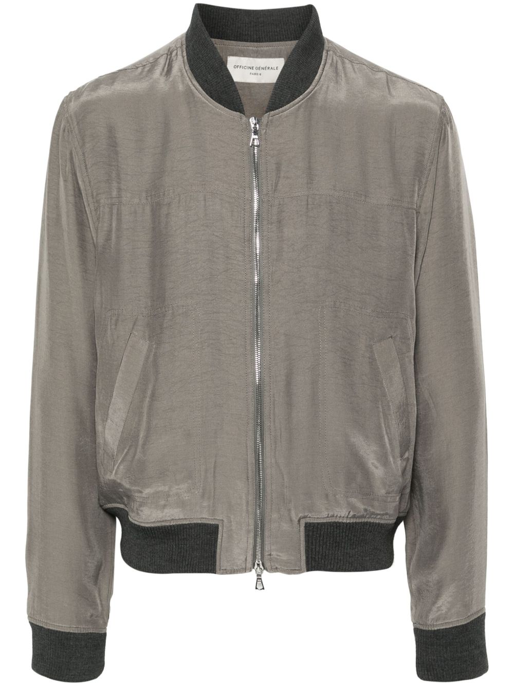 Officine Generale Stefano 飞行员夹克 - 灰色