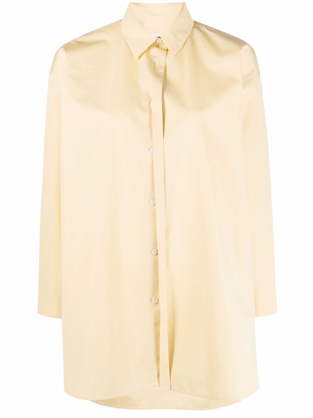 Jil Sander 长袖棉质衬衫 - 中性色