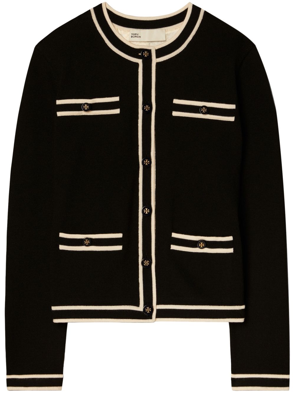 Tory Burch Kendra 开衫 - 黑色