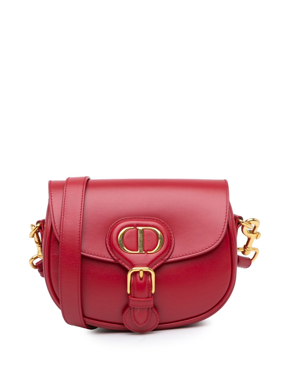 Christian Dior Pre-Owned Bobby 小号皮质斜挎包（2024年典藏款） - 红色