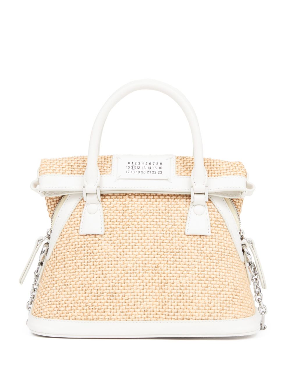 Maison Margiela 5AC Classique 草编迷你包 - 中性色