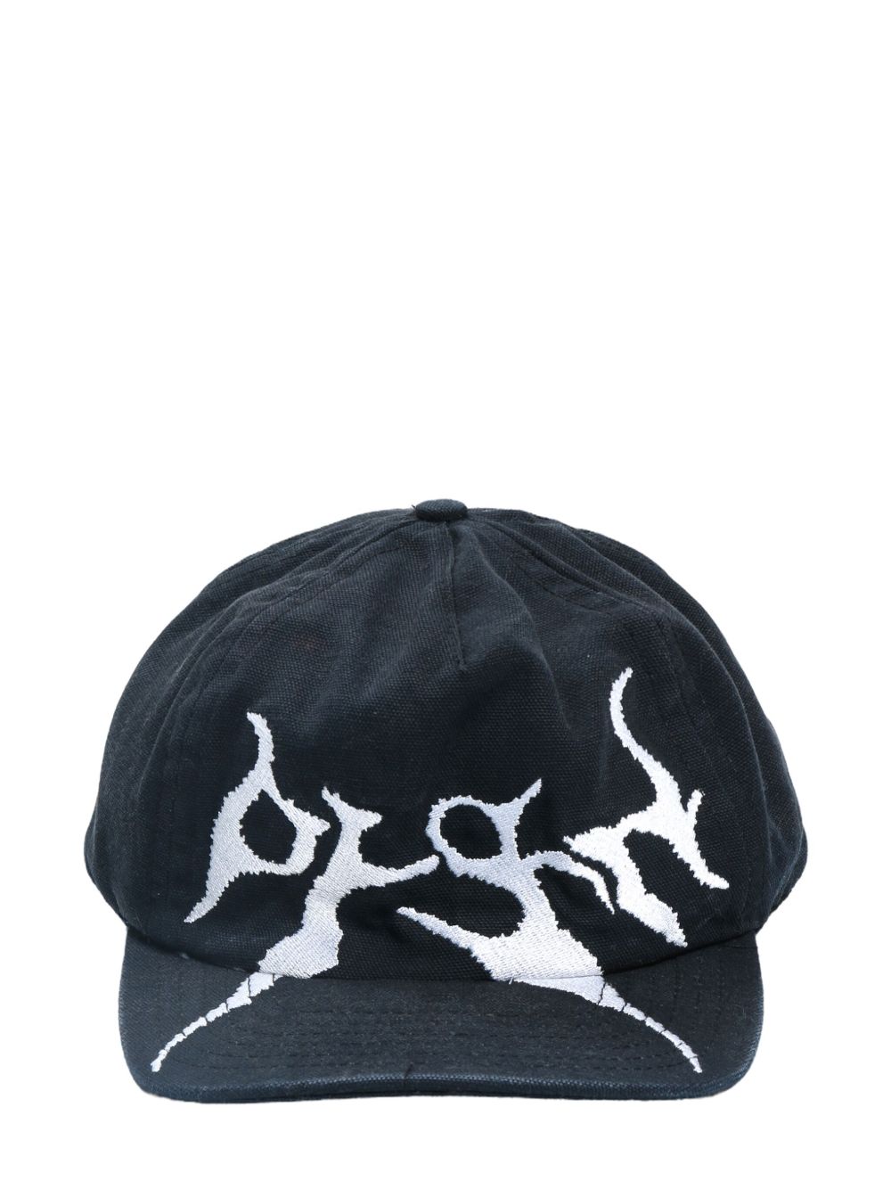 D-R-G-N logo-embroidered cap - 黑色
