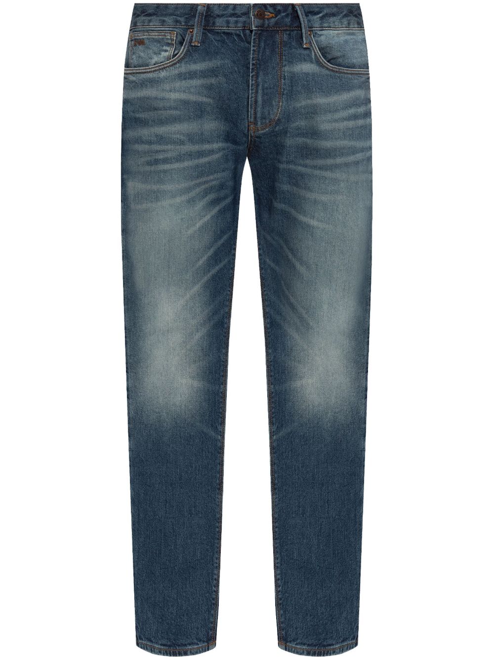Emporio Armani J06 修身牛仔裤 - 蓝色