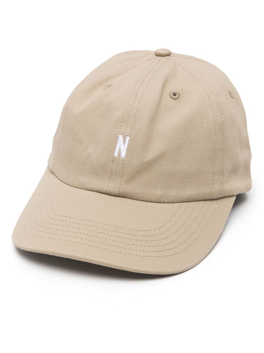 Norse Projects logo刺绣棒球帽 - 中性色
