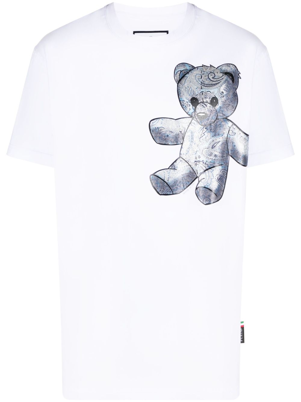 Philipp Plein Teddy Bear 佩斯理印花T恤 - 蓝色