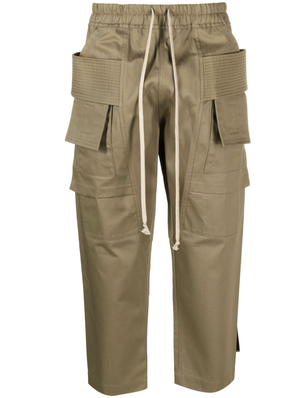 Rick Owens DRKSHDW 露踝工装裤 - 绿色