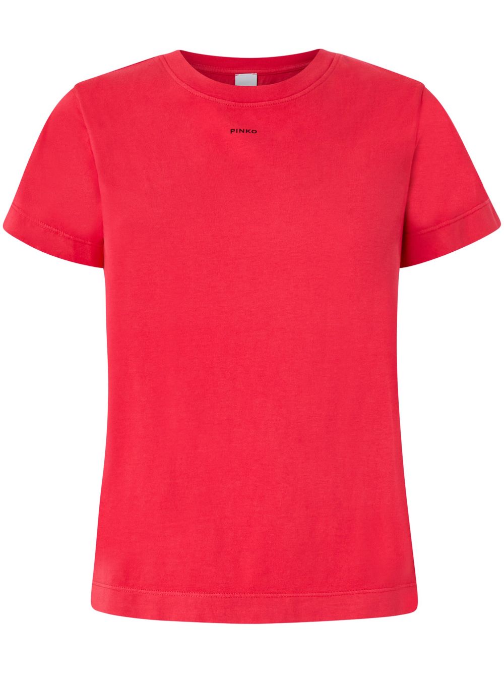 PINKO logo-print T-shirt - 红色