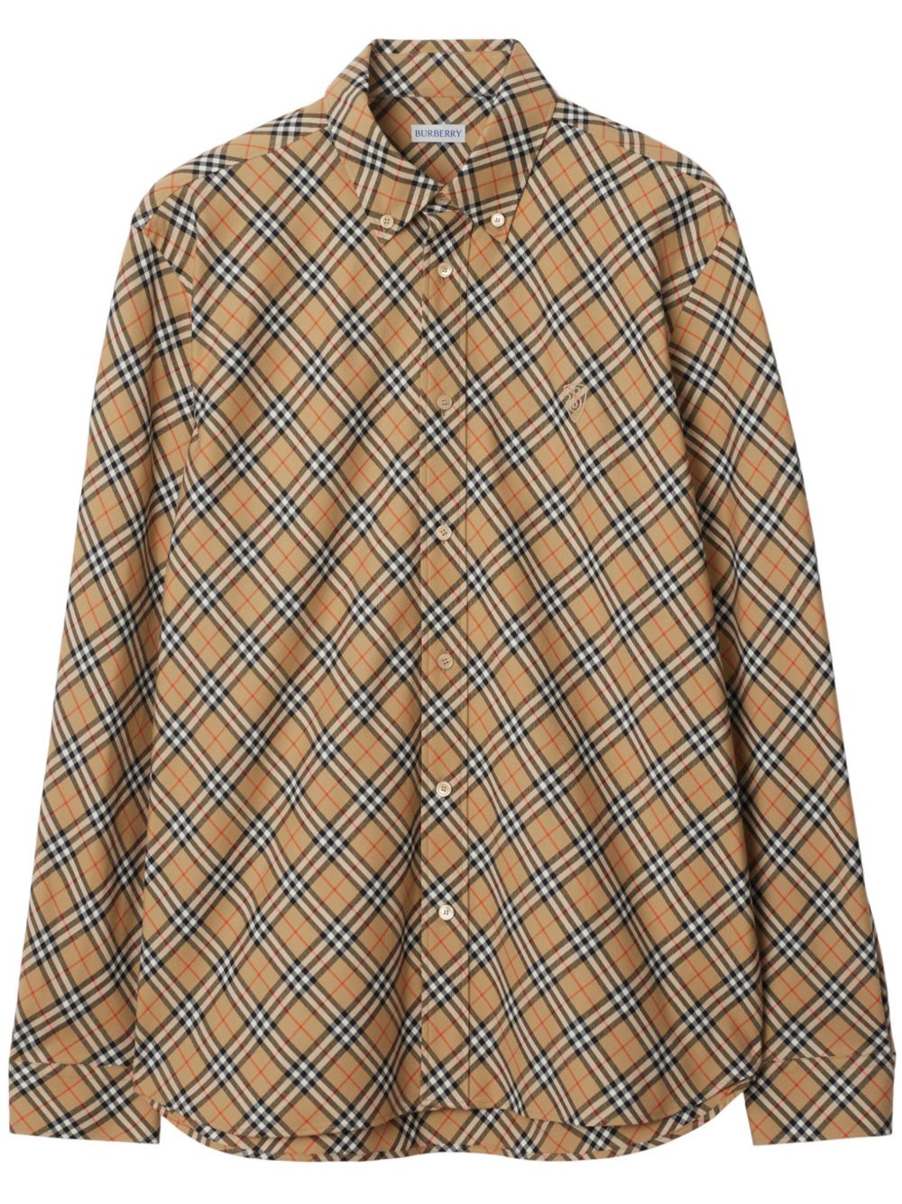 Burberry 经典格纹棉衬衫 - 中性色