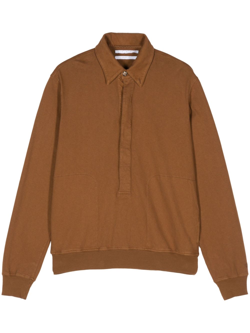 RANRA Monks Robe polo领上衣 - 褐色