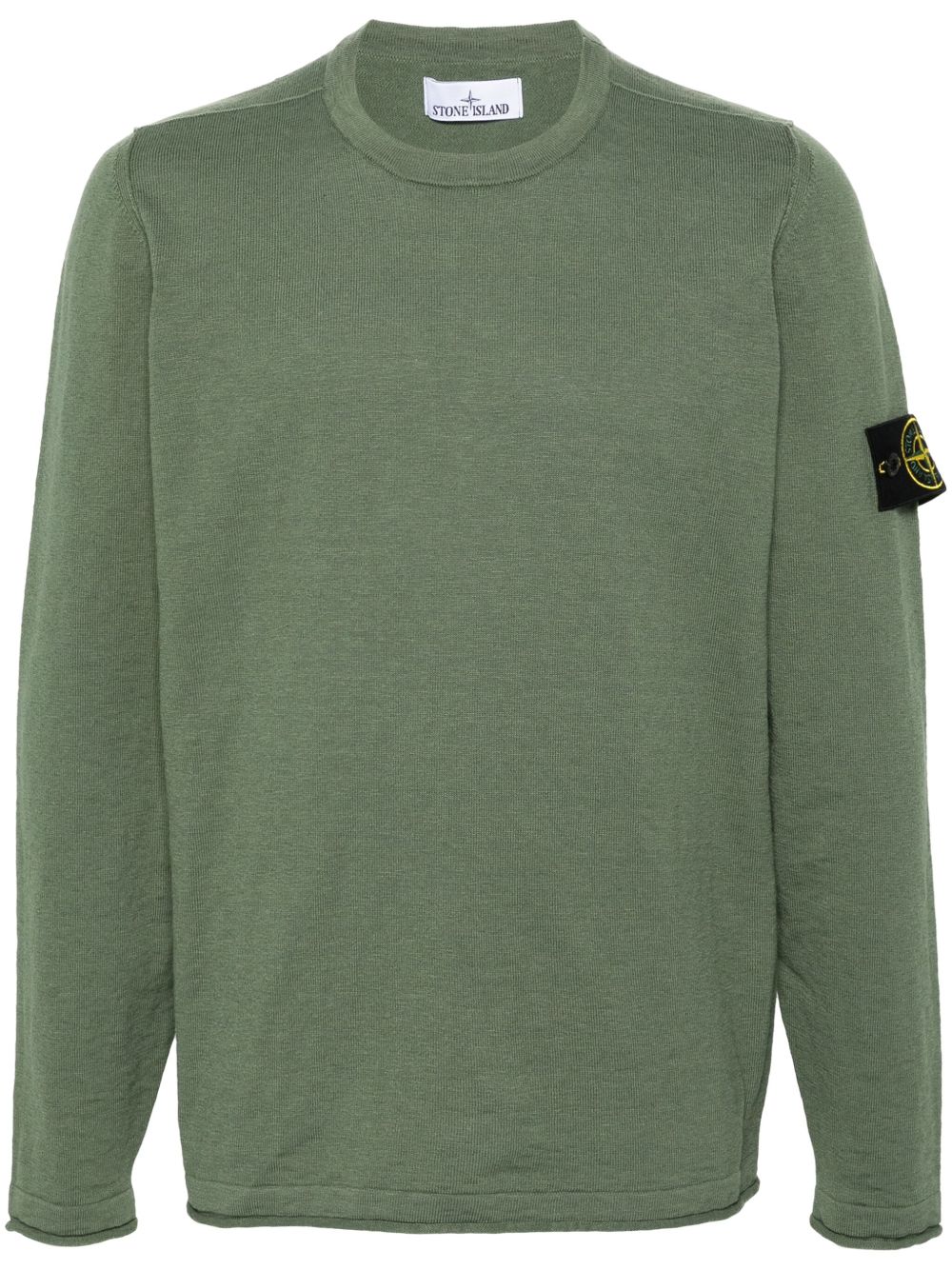 Stone Island 罗盘徽章毛衣 - 绿色