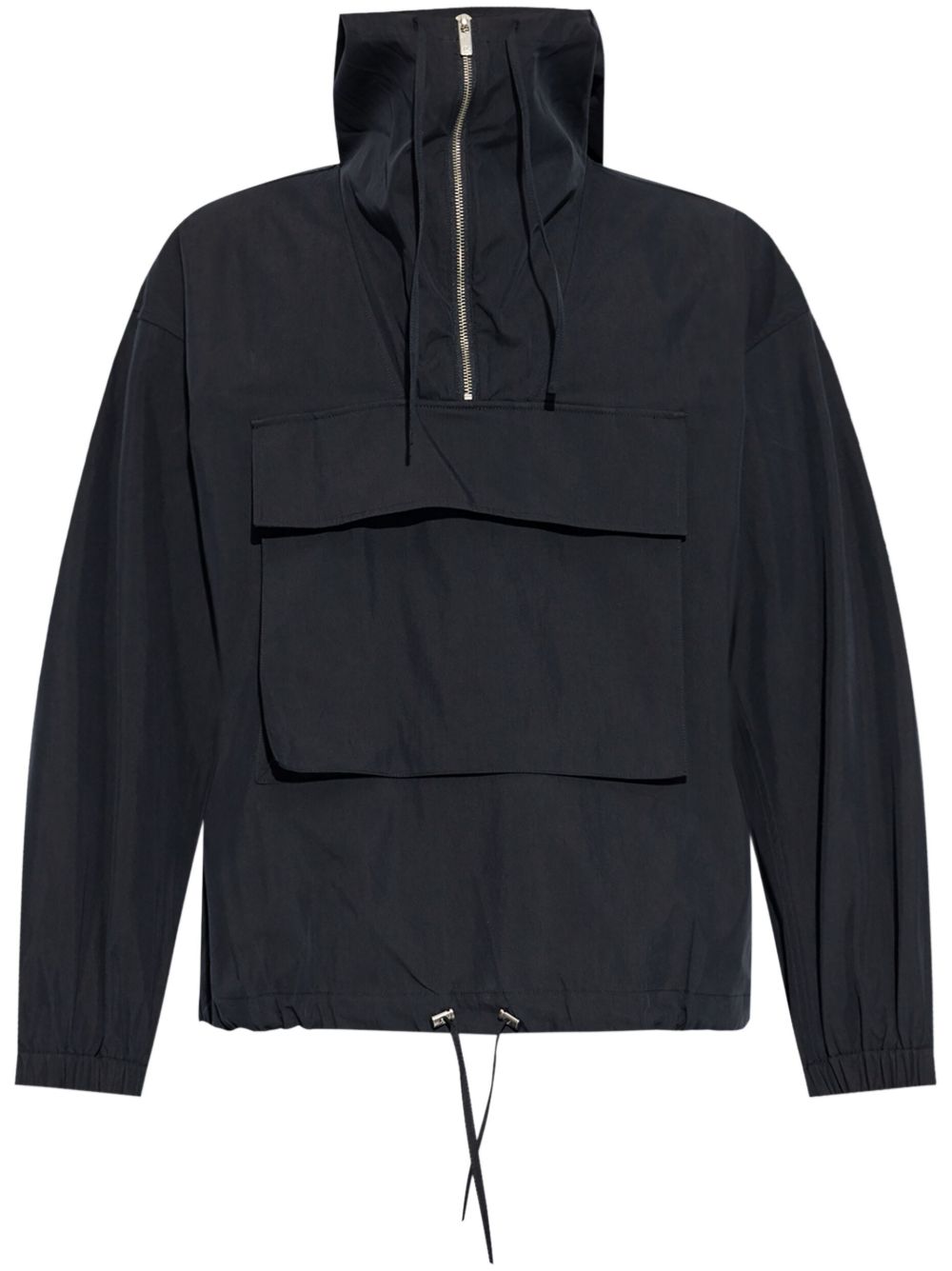 Helmut Lang 三角形衬料连帽衫 - 蓝色