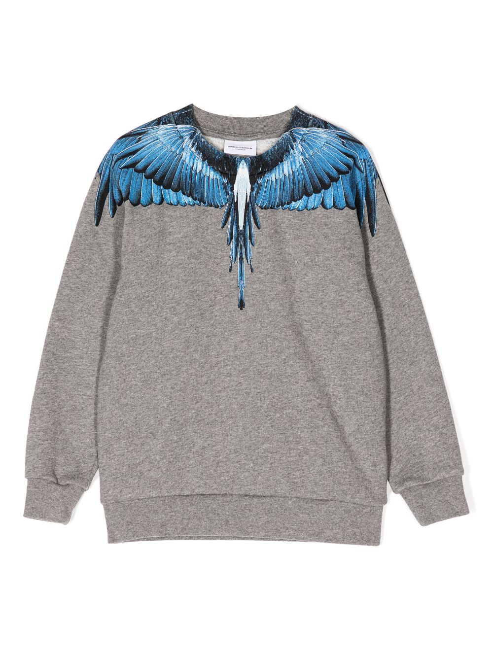 Marcelo Burlon County Of Milan Kids Wings 印花棉质混纺卫衣 - 灰色