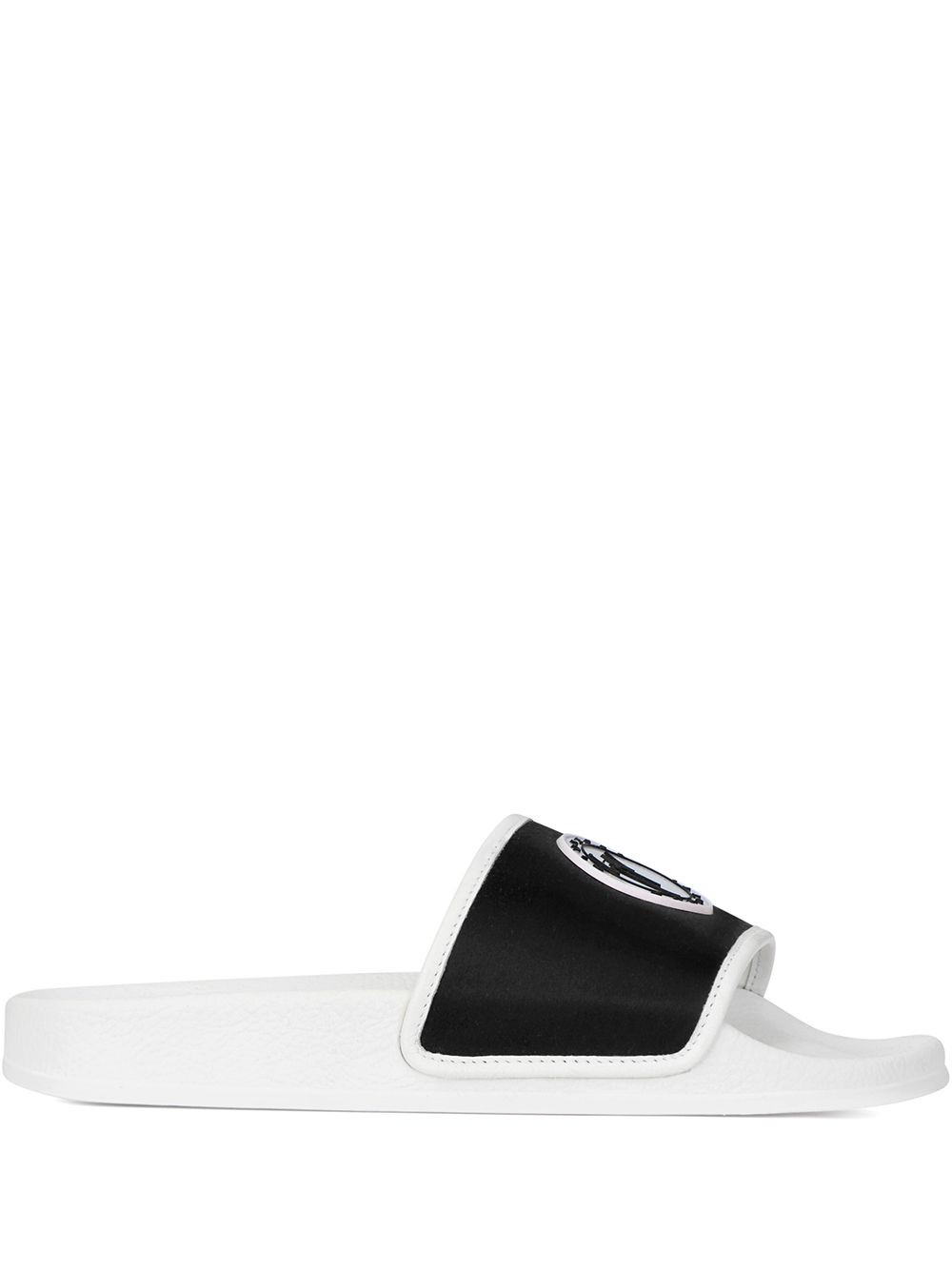 Giuseppe Zanotti Brett 缎面拖鞋 - 黑色