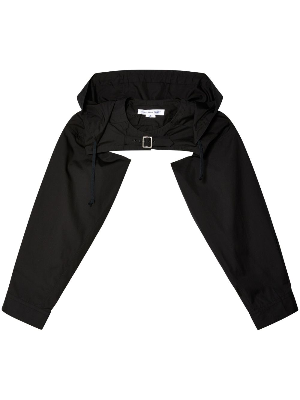 Comme Des Garçons Shirt 连帽棉衬衫 - 黑色