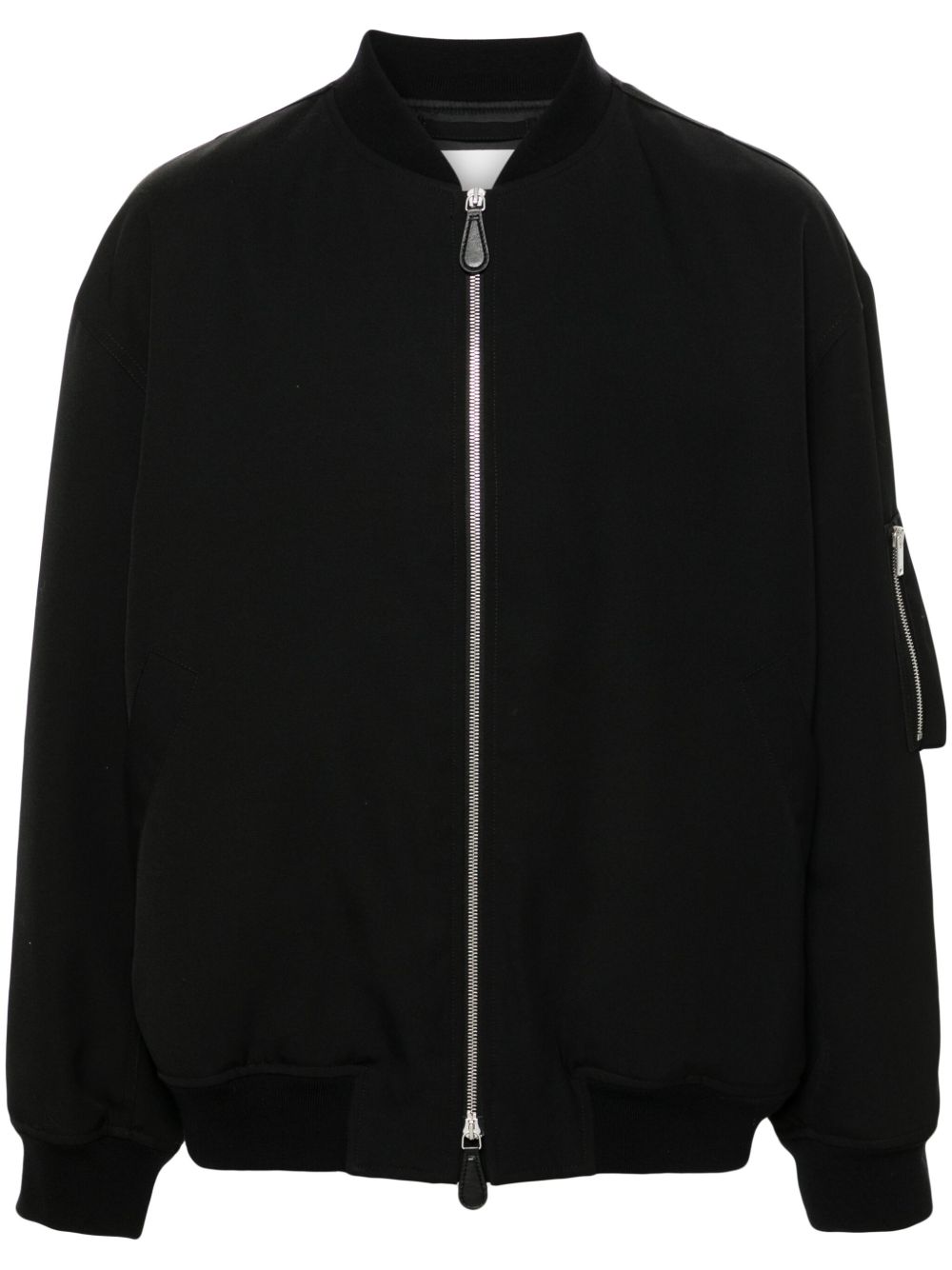 Jil Sander 71 飞行员夹克 - 黑色